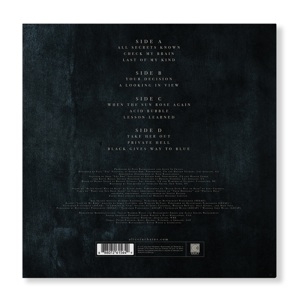 Alice In Chains - Black Gives Way to Blue (15th Anniversary) [2LP]