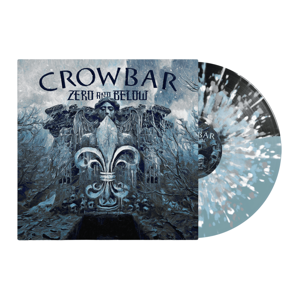Crowbar - Zero and Below [Black & Blue & White Splatter]